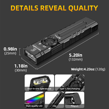 ST7 Tail switch Tactical Flashlight