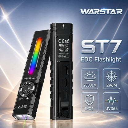 ST7 Tail switch Tactical Flashlight
