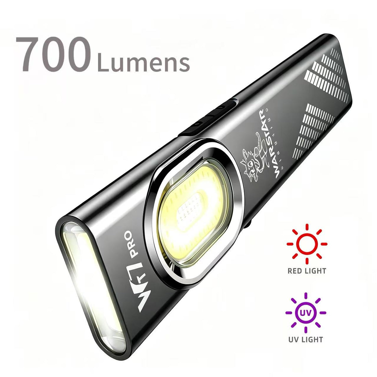 WT7 Pro Ultra-Thin Dual-Light UV Pocket Light