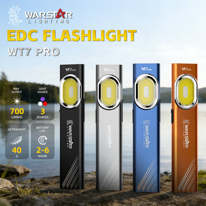 WT7 Pro Ultra-Thin Dual-Light UV Pocket Light