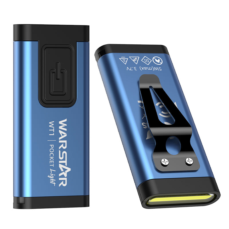 WT1 Pro Ultra-Thin Mini Alarm Keychain Light