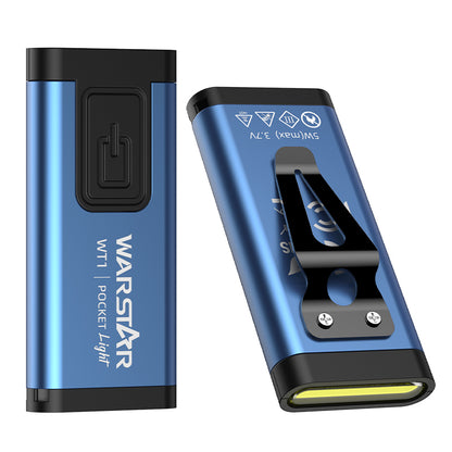 WT1 Pro Ultra-Thin Mini Alarm Keychain Light