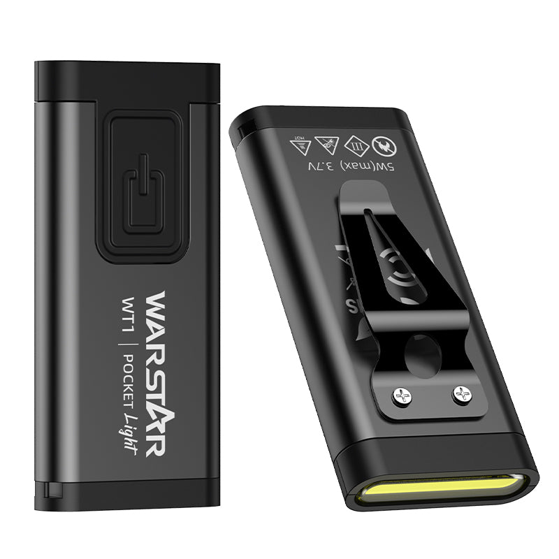 WT1 Pro Ultra-Thin Mini Alarm Keychain Light