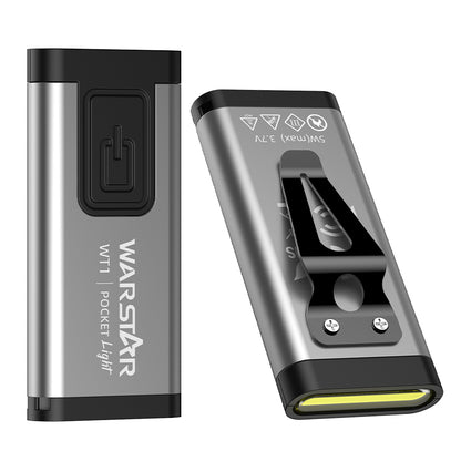 WT1 Pro Ultra-Thin Mini Alarm Keychain Light