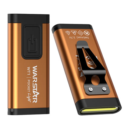 WT1 Pro Ultra-Thin Mini Alarm Keychain Light