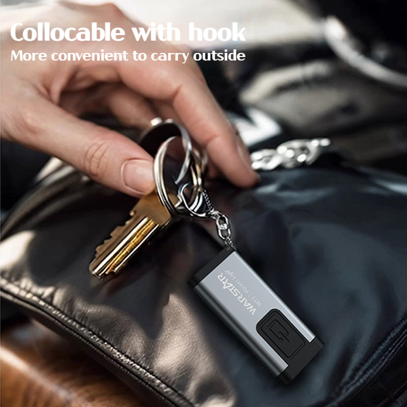 WT1 Pro Ultra-Thin Mini Alarm Keychain Light