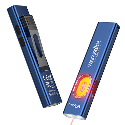 GT9 Pro Ultra-thin Dual switch control Flat light Torch
