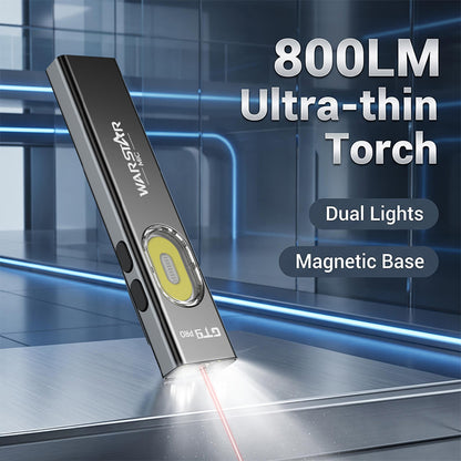 GT9 Pro Ultra-thin Dual switch control Flat light Torch